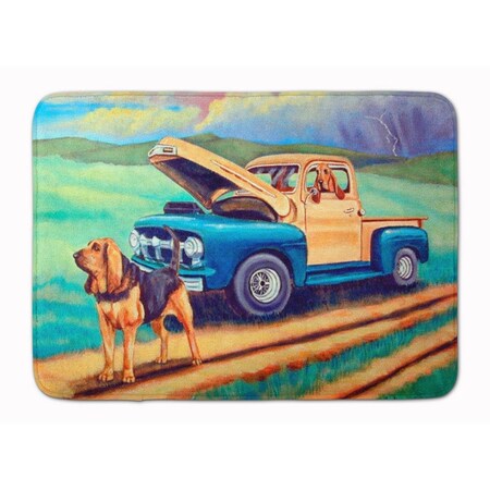 Carolines Treasures Bloodhound Machine Washable Memory Foam Mat 7513RUG